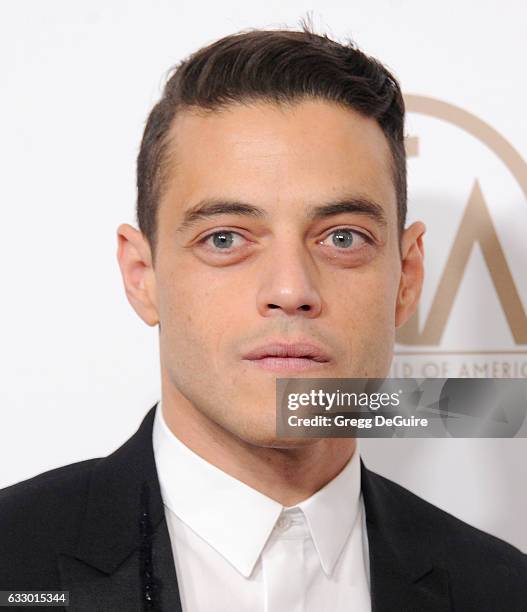 Actor Rami Malek arrives at the 28th Annual Producers Guild Awards at The Beverly Hilton Hotel on January 28, 2017 in Beverly Hills, California.