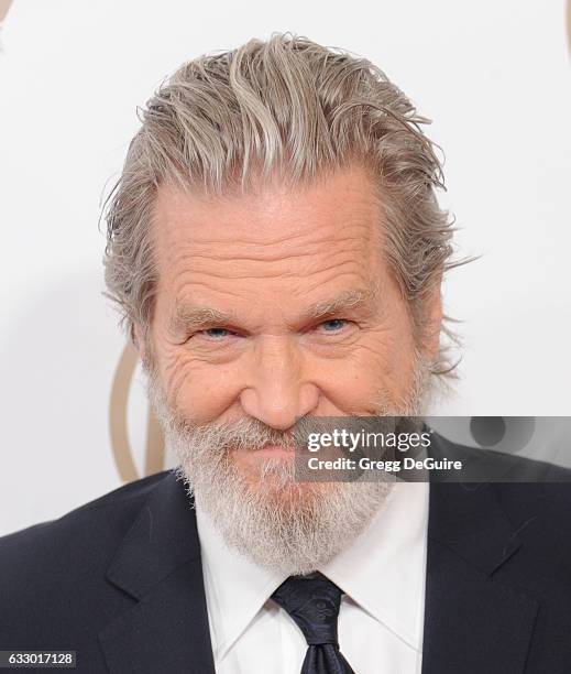 Actor Jeff Bridges arrives at the 28th Annual Producers Guild Awards at The Beverly Hilton Hotel on January 28, 2017 in Beverly Hills, California.