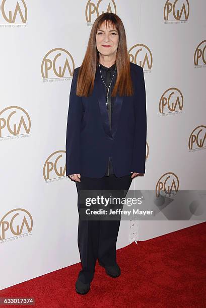 Producer Osnat Shurer arrives at the 28th Annual Producers Guild Awards at The Beverly Hilton Hotel on January 28, 2017 in Beverly Hills, California.