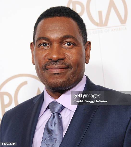 Actor Mykelti Williamson arrives at the 28th Annual Producers Guild Awards at The Beverly Hilton Hotel on January 28, 2017 in Beverly Hills,...
