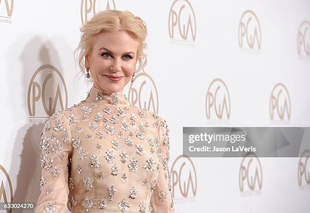 Actress Nicole Kidman attends the 28th annual Producers Guild Awards at The Beverly Hilton Hotel on January 28, 2017 in Beverly Hills, California.