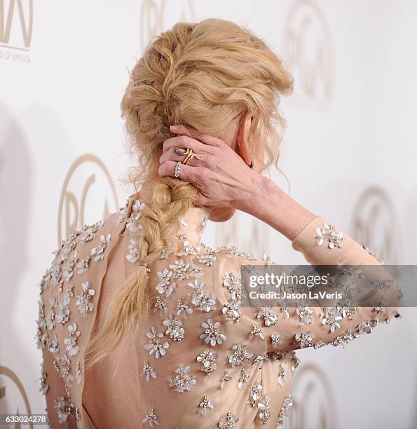 Actress Nicole Kidman attends the 28th annual Producers Guild Awards at The Beverly Hilton Hotel on January 28, 2017 in Beverly Hills, California.