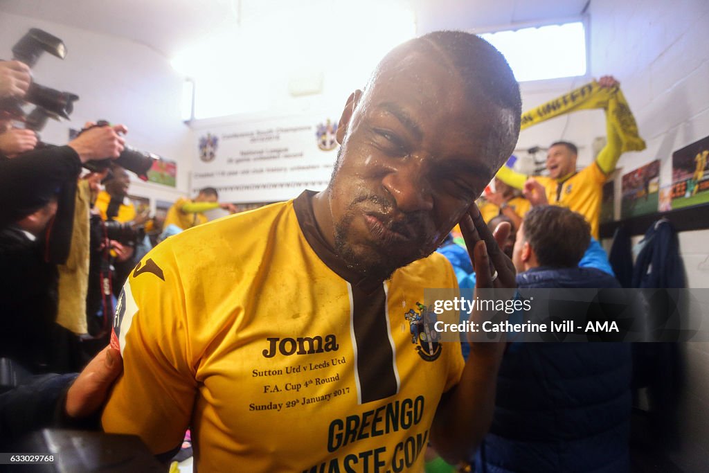 Sutton United v Leeds United - The Emirates FA Cup Fourth Round