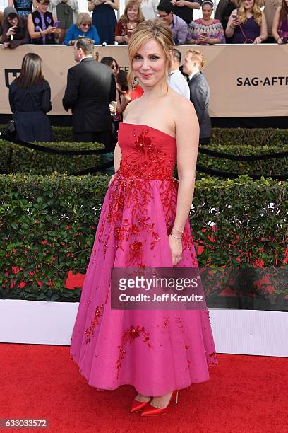 Actor Cara Buono attends the 23rd Annual Screen Actors Guild Awards at The Shrine Expo Hall on January 29, 2017 in Los Angeles, California.