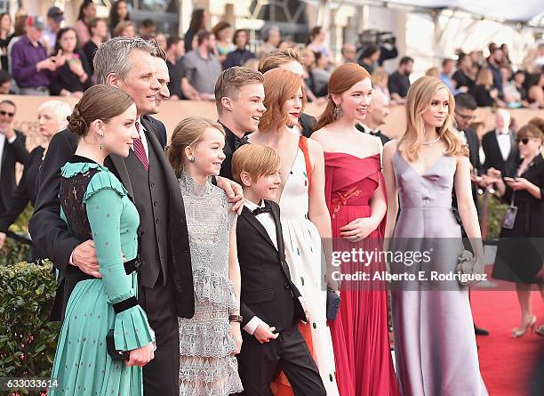 Actors Samantha Isler, Charlie Shotwell, Viggo Mortensen, Matt Ross, Shree Crooks, Nicholas Hamilton, Trin Miller, George MacKay, Annalise Basso and...