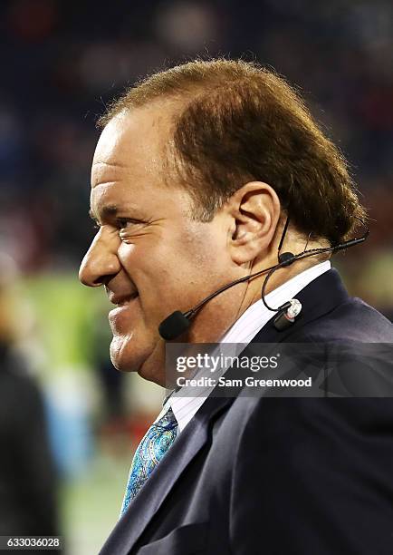 Sportscaster Chris Berman of ESPN is seen prior to the NFL Pro Bowl at the Orlando Citrus Bowl on January 29, 2017 in Orlando, Florida.