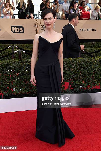 Actor Maggie Siff attends the 23rd Annual Screen Actors Guild Awards at The Shrine Expo Hall on January 29, 2017 in Los Angeles, California.