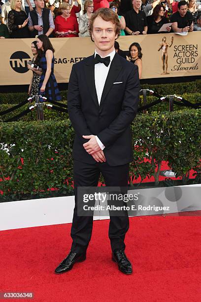 Actor Alfie Allen attends the 23rd Annual Screen Actors Guild Awards at The Shrine Expo Hall on January 29, 2017 in Los Angeles, California.