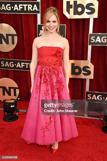 Actor Cara Buono attends The 23rd Annual Screen Actors Guild Awards at The Shrine Auditorium on January 29, 2017 in Los Angeles, California.
