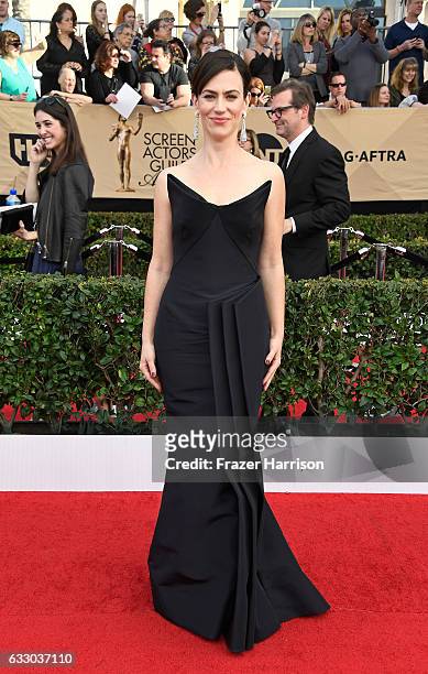 Actor Maggie Siff attends The 23rd Annual Screen Actors Guild Awards at The Shrine Auditorium on January 29, 2017 in Los Angeles, California....