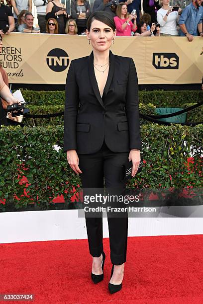 Actor Clea DuVall attends The 23rd Annual Screen Actors Guild Awards at The Shrine Auditorium on January 29, 2017 in Los Angeles, California....