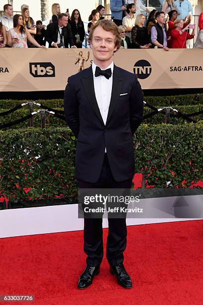 Actor Alfie Allen attends the 23rd Annual Screen Actors Guild Awards at The Shrine Expo Hall on January 29, 2017 in Los Angeles, California.