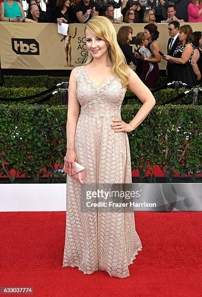 Actor Melissa Rauch attends The 23rd Annual Screen Actors Guild Awards at The Shrine Auditorium on January 29, 2017 in Los Angeles, California....