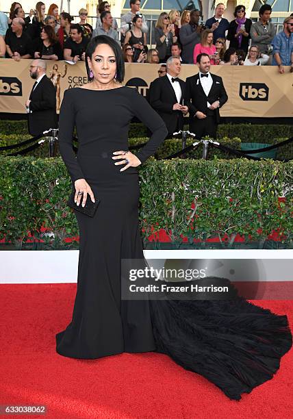 Actress Selenis Leyva attends The 23rd Annual Screen Actors Guild Awards at The Shrine Auditorium on January 29, 2017 in Los Angeles, California....