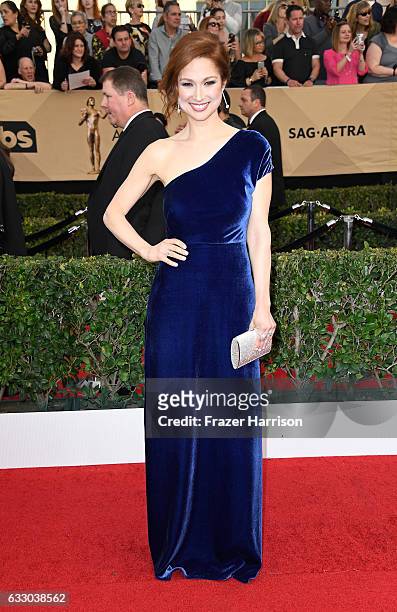 Actor Ellie Kemper attends The 23rd Annual Screen Actors Guild Awards at The Shrine Auditorium on January 29, 2017 in Los Angeles, California....