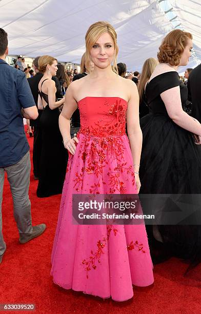Actor Cara Buono attends The 23rd Annual Screen Actors Guild Awards at The Shrine Auditorium on January 29, 2017 in Los Angeles, California. 26592_013