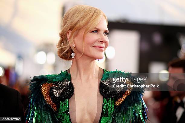 Actor Nicole Kidman attends The 23rd Annual Screen Actors Guild Awards at The Shrine Auditorium on January 29, 2017 in Los Angeles, California....