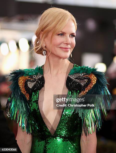 Actor Nicole Kidman attends The 23rd Annual Screen Actors Guild Awards at The Shrine Auditorium on January 29, 2017 in Los Angeles, California....