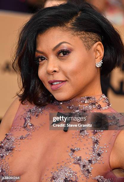 Actor Taraji P. Henson attends the 23rd Annual Screen Actors Guild Awards at The Shrine Expo Hall on January 29, 2017 in Los Angeles, California.