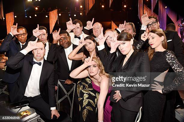 The cast of 'Veep' poses during The 23rd Annual Screen Actors Guild Awards at The Shrine Auditorium on January 29, 2017 in Los Angeles, California....