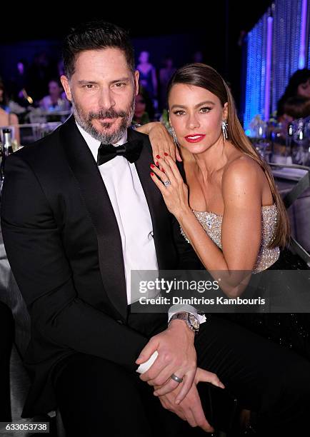 Actors Joe Manganiello and Sofia Vergara attend The 23rd Annual Screen Actors Guild Awards at The Shrine Auditorium on January 29, 2017 in Los...