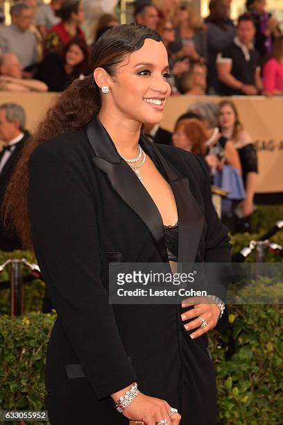 Actor Dascha Polanco attends the 23rd Annual Screen Actors Guild Awards at The Shrine Expo Hall on January 29, 2017 in Los Angeles, California.
