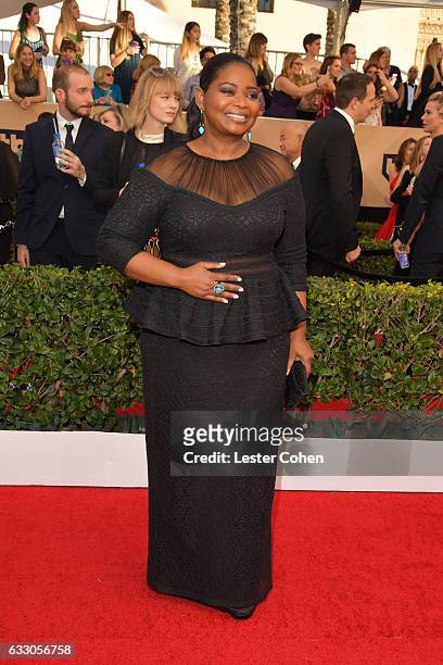 Actor Octavia Spencer attends the 23rd Annual Screen Actors Guild Awards at The Shrine Expo Hall on January 29, 2017 in Los Angeles, California.