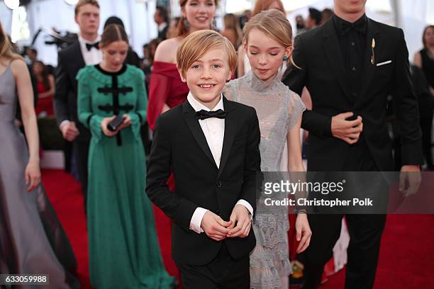 Actor Charlie Shotwell attends The 23rd Annual Screen Actors Guild Awards at The Shrine Auditorium on January 29, 2017 in Los Angeles, California....