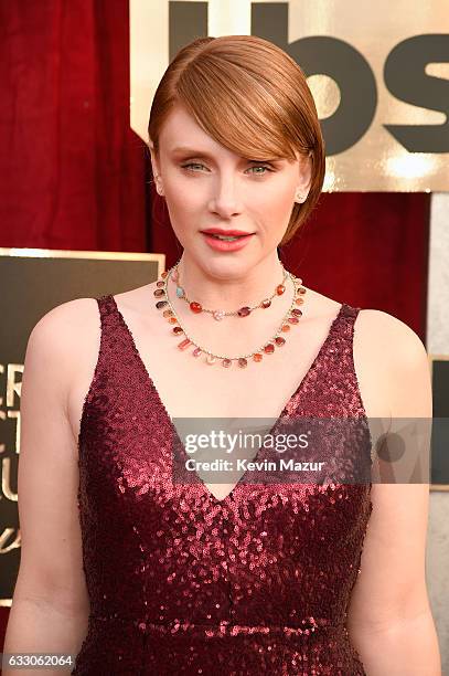 Actor Bryce Dallas Howard attends The 23rd Annual Screen Actors Guild Awards at The Shrine Auditorium on January 29, 2017 in Los Angeles, California....