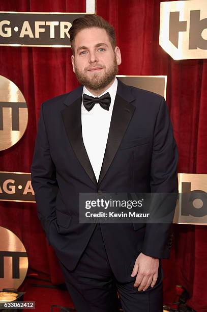 Actor Jonah Hill attends The 23rd Annual Screen Actors Guild Awards at The Shrine Auditorium on January 29, 2017 in Los Angeles, California. 26592_011