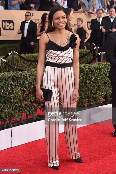Actor Naomie Harris attends the 23rd Annual Screen Actors Guild Awards at The Shrine Expo Hall on January 29, 2017 in Los Angeles, California.