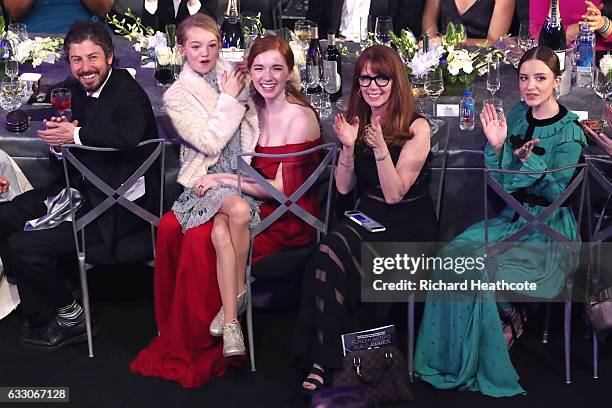 Actors Shree Crooks , Annalise Baso and Samantha Isler during The 23rd Annual Screen Actors Guild Awards at The Shrine Auditorium on January 29, 2017...