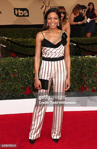 Naomi Harris arrives at the 23rd Annual Screen Actors Guild Awards at The Shrine Expo Hall on January 29, 2017 in Los Angeles, California.