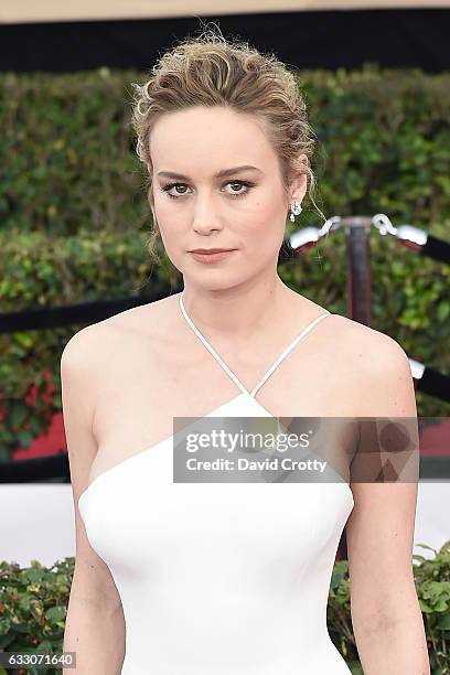 Brie Larson attends the 23rd Annual Screen Actors Guild Awards at The Shrine Expo Hall on January 29, 2017 in Los Angeles, California.