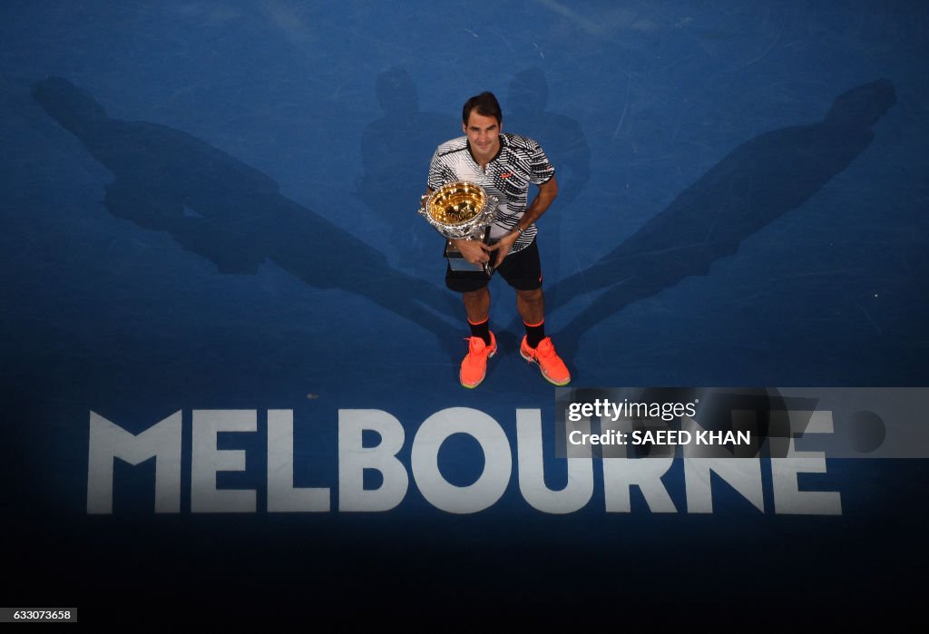 TENNIS-AUS-OPEN-PODIUM