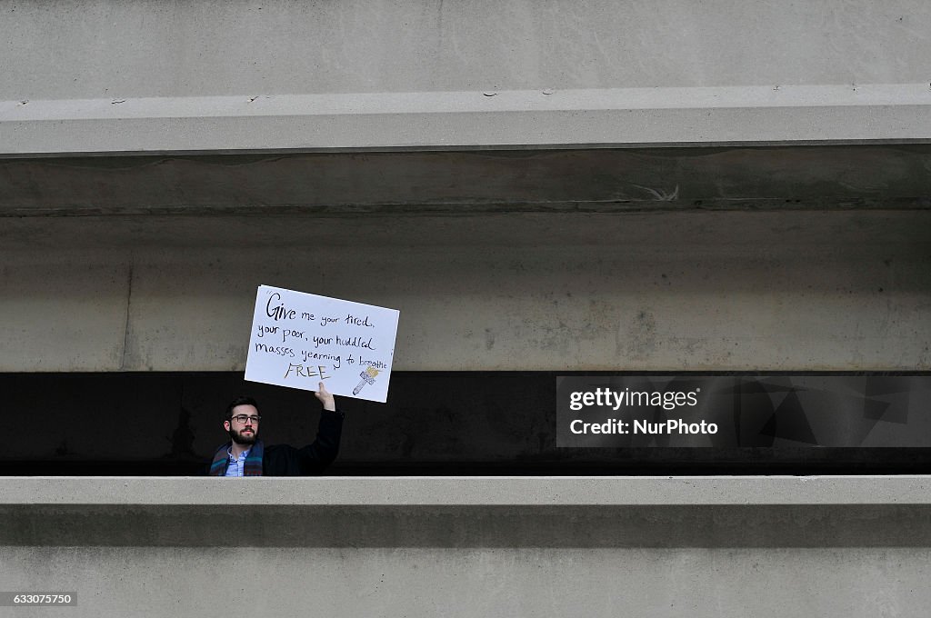 Muslim Ban Protest at Philadelphia International Airport