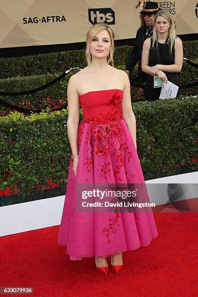 Actress Cara Buono attends the 23rd Annual Screen Actors Guild Awards at The Shrine Expo Hall on January 29, 2017 in Los Angeles, California.