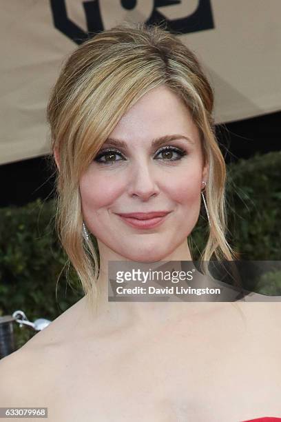 Actress Cara Buono attends the 23rd Annual Screen Actors Guild Awards at The Shrine Expo Hall on January 29, 2017 in Los Angeles, California.