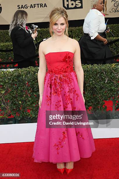 Actress Cara Buono attends the 23rd Annual Screen Actors Guild Awards at The Shrine Expo Hall on January 29, 2017 in Los Angeles, California.