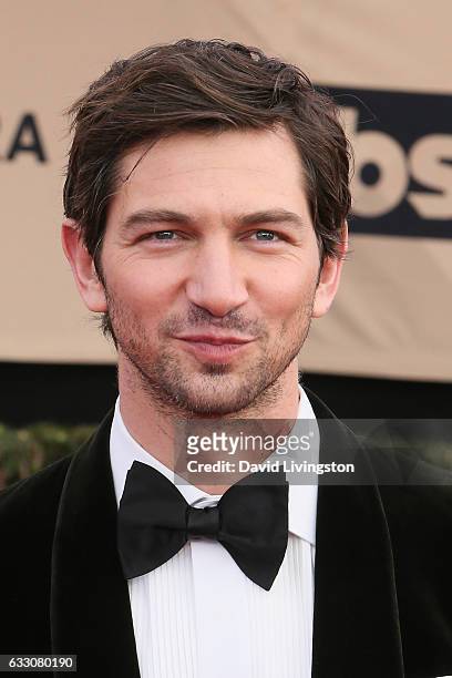 Actor Michiel Huisman attends the 23rd Annual Screen Actors Guild Awards at The Shrine Expo Hall on January 29, 2017 in Los Angeles, California.