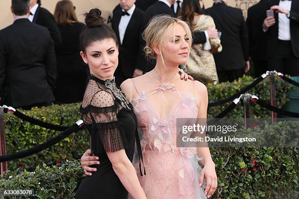 Actors Briana Cuoco and Kaley Cuoco attend the 23rd Annual Screen Actors Guild Awards at The Shrine Expo Hall on January 29, 2017 in Los Angeles,...