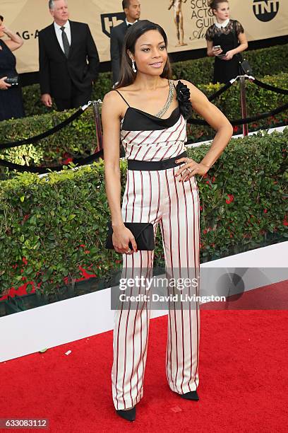 Actress Naomie Harris attends the 23rd Annual Screen Actors Guild Awards at The Shrine Expo Hall on January 29, 2017 in Los Angeles, California.