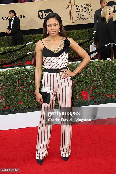 Actress Naomie Harris attends the 23rd Annual Screen Actors Guild Awards at The Shrine Expo Hall on January 29, 2017 in Los Angeles, California.