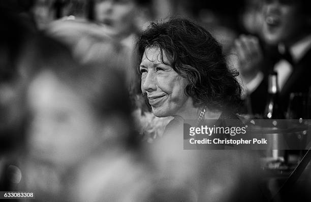 Actress Lily Tomlin attends The 23rd Annual Screen Actors Guild Awards at The Shrine Auditorium on January 29, 2017 in Los Angeles, California....