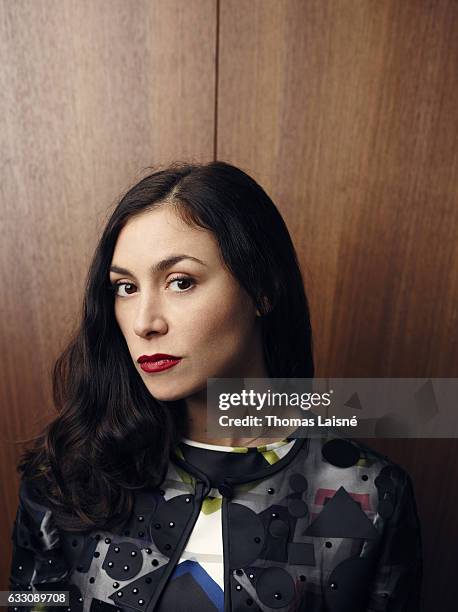 Singer Olivia Ruiz is photographed for Self Assignment on October 27, 2016 in Paris, France.