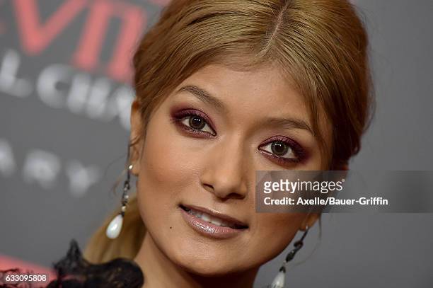 Actress Rola arrives at the premiere of Sony Pictures Releasing's 'Resident Evil: The Final Chapter' at Regal LA Live: A Barco Innovation Center on...