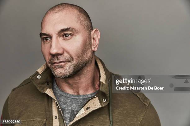 Actor Dave Bautista from the film 'Bushwick' poses for a portrait at the 2017 Sundance Film Festival Getty Images Portrait Studio presented by...