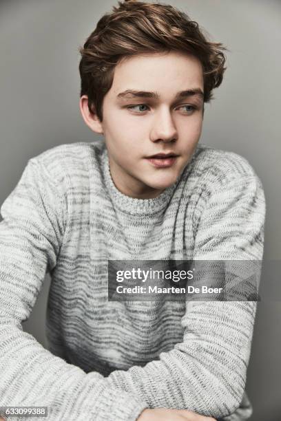Actor Levi Miller from the film 'Red Dog: True Blue' poses for a portrait at the 2017 Sundance Film Festival Getty Images Portrait Studio presented...