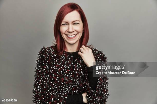 Actress Carrie Preston from the film 'To the Bone' poses for a portrait at the 2017 Sundance Film Festival Getty Images Portrait Studio presented by...