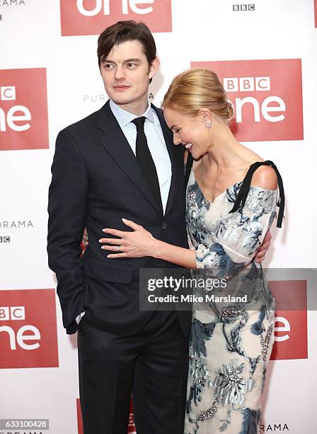 Kate Bosworth and Sam Riley attend the photocall of the world premiere screening of BBC One drama SS-GB on January 30, 2017 in London, United Kingdom.